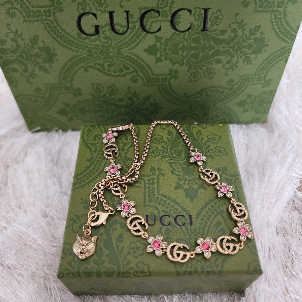 Gucci Crystal Choker Necklace